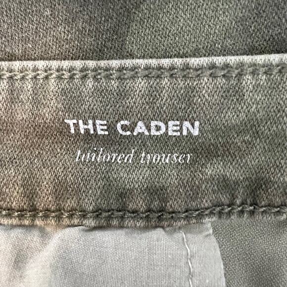 Adriano Goldschmied The Caden Womens Pants Size 31R Green Camo Cotton Lyocell - Picture 5 of 8